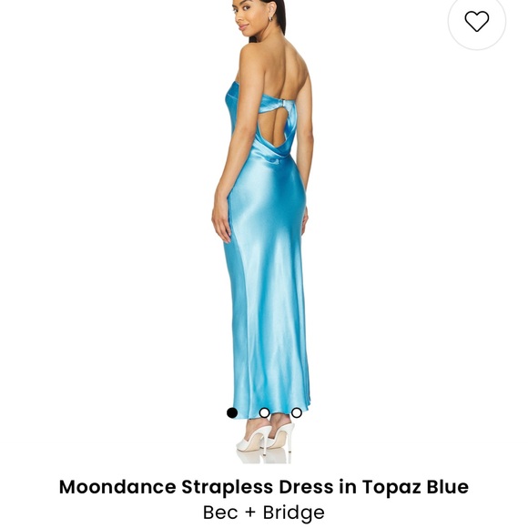 Bec and bridge moonlight strapless dress in cobalt blue (see last two photos) - Picture 2 of 4